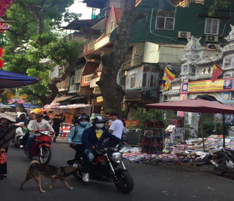 Le vieux quartier d'Hanoi