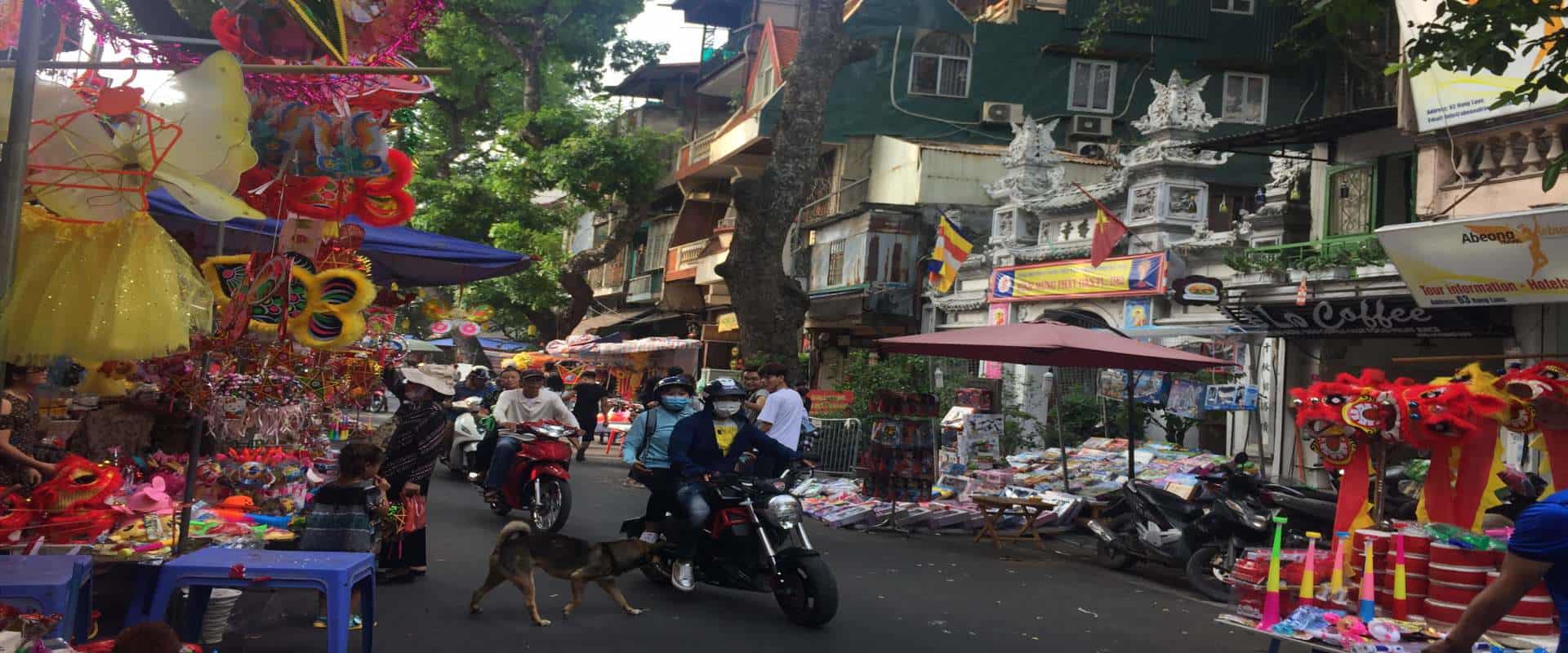 Le vieux quartier d'Hanoi
