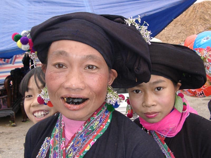 ethnie Lu au Marché