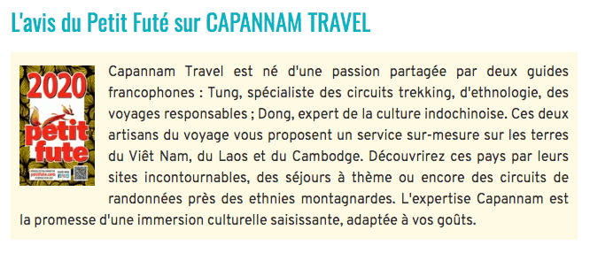 Avis sur capannam travel