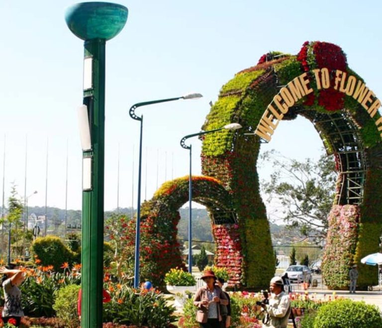 le jardin des fleurs de Dalat