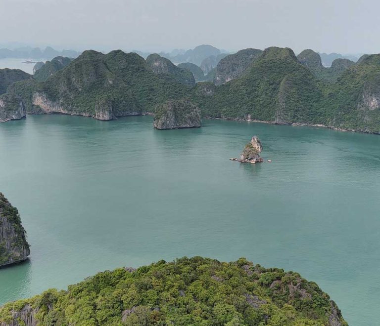 Baie de Lan Ha vue aérienne