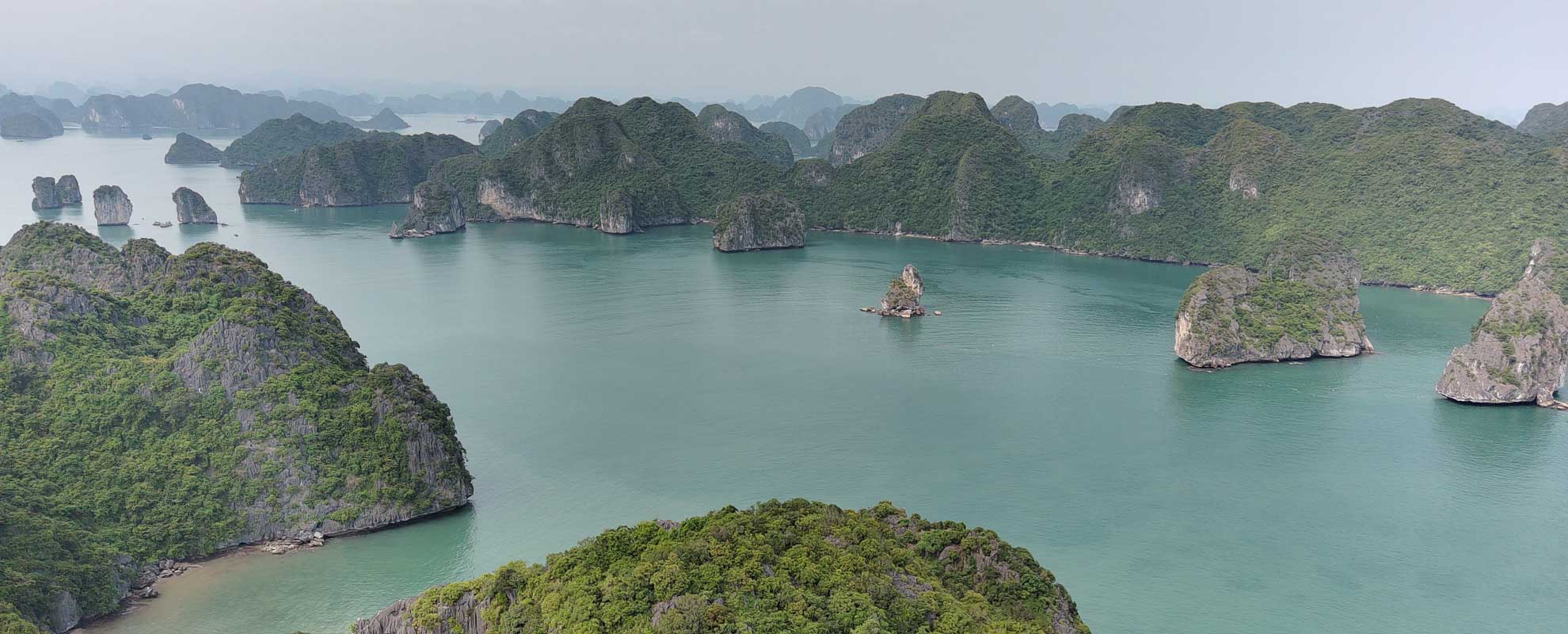 Baie de Lan Ha vue aérienne